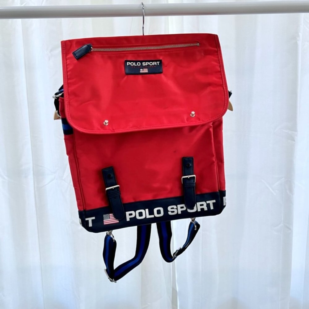 Polo Sport Ralph Lauren USA 2-Way Backpack / Side Messenger Bag
